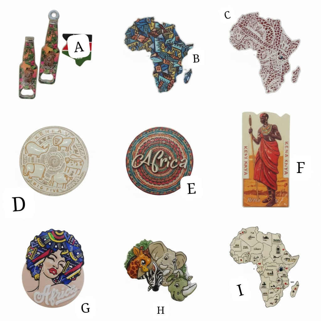 Kenya & Africa Ultimate Souvenir Fridge Magnet Collection