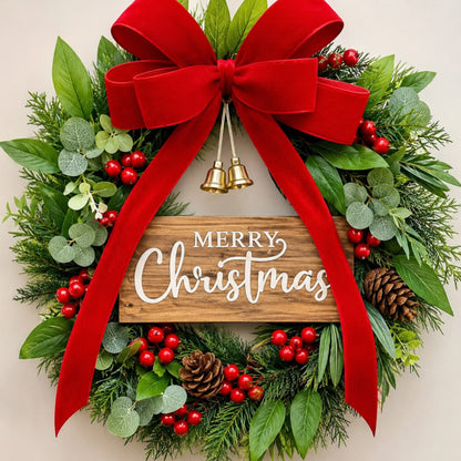 50cm Christmas Door Wreath