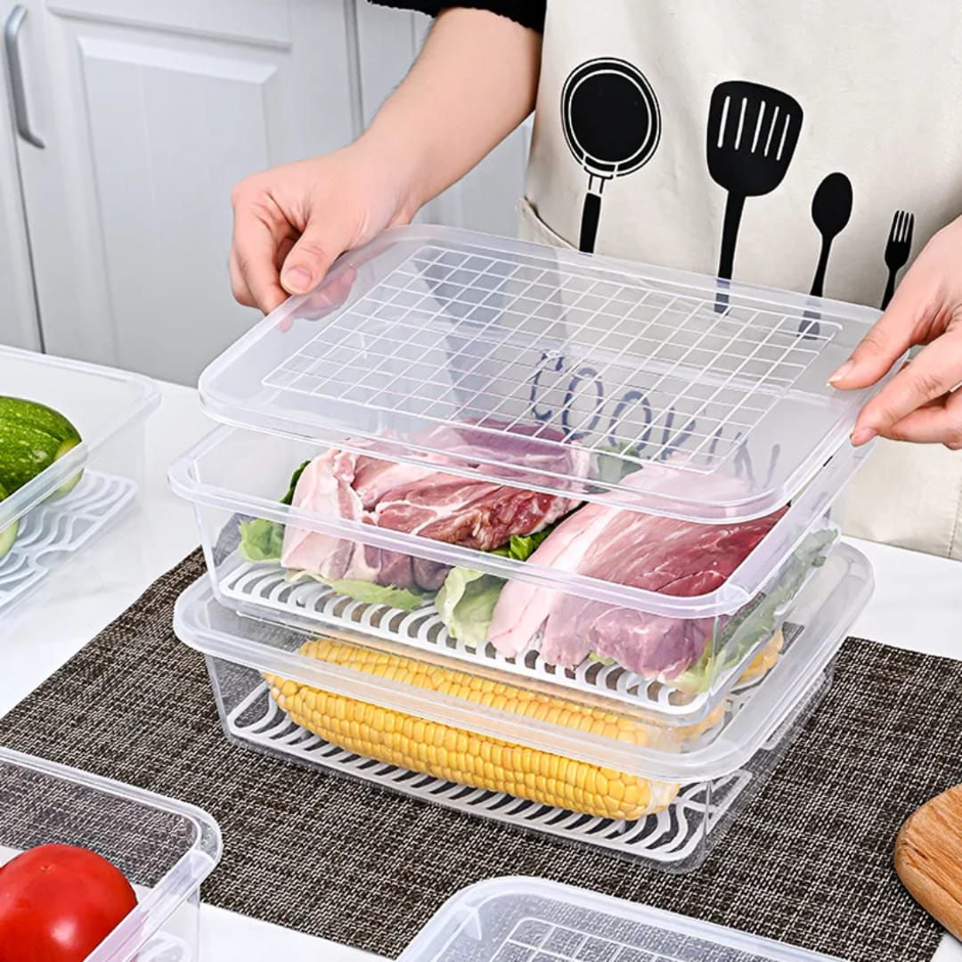 Stackable Fridge  Storage Containers