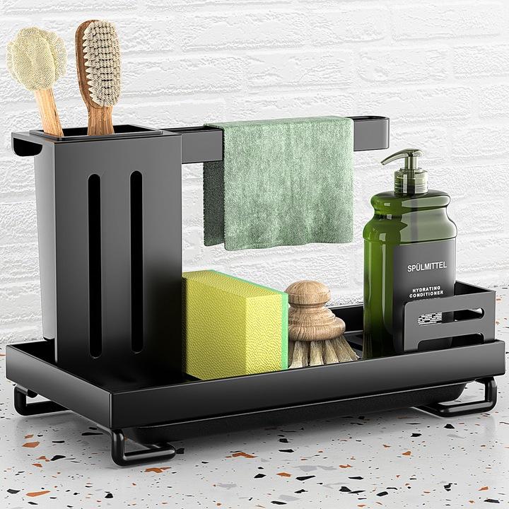 Metallic sink organizer