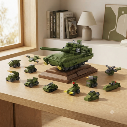 10 In 1 Mini Military Block Sets  Educational Stem Toy