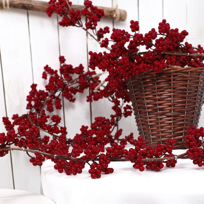 Artificial Red Berry Plants Christmas