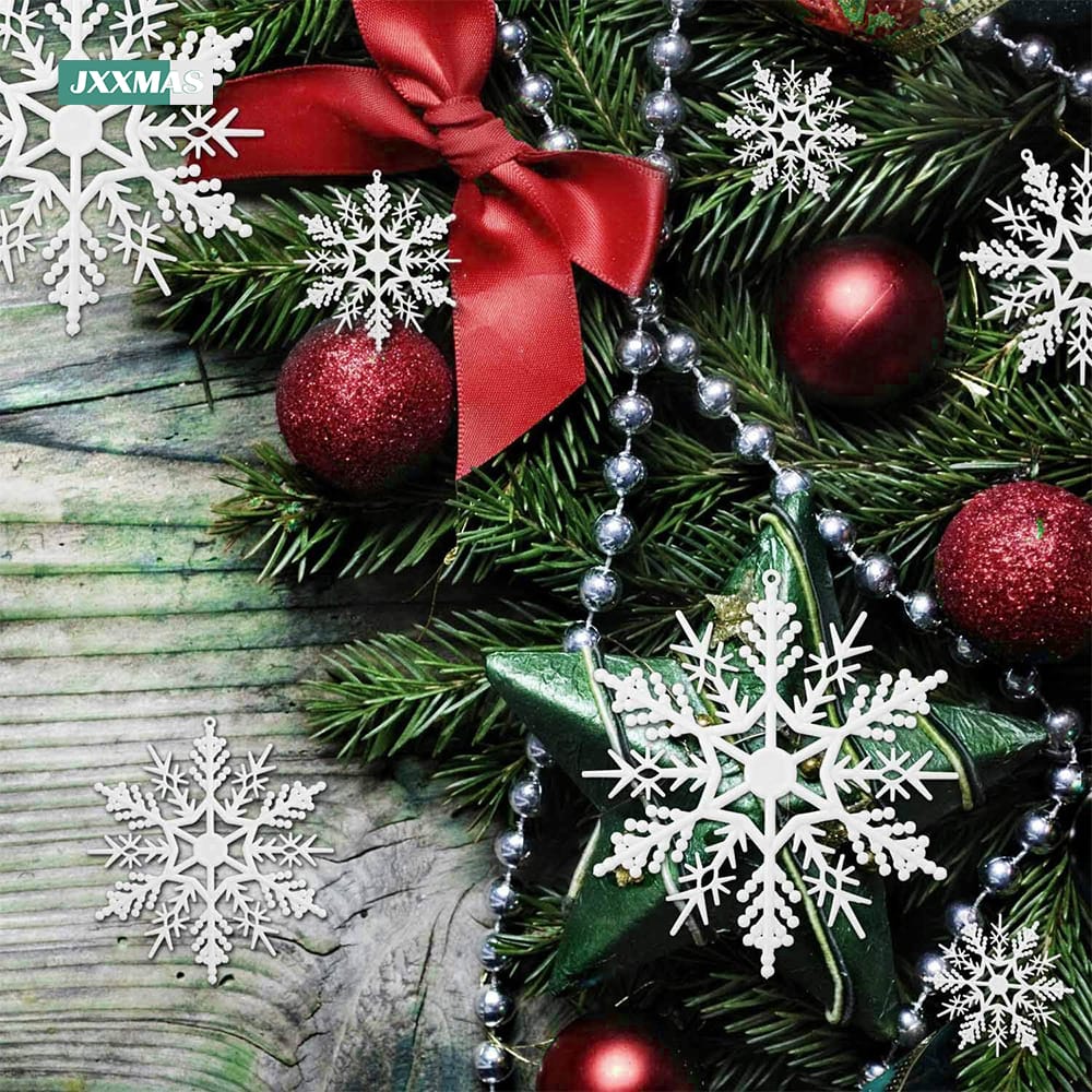 Set Of 6 Snowflake Deco Set |8Cm