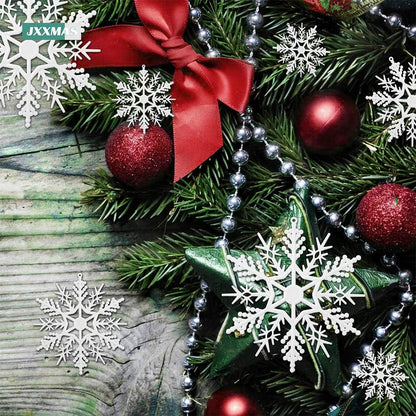 Set Of 6 Snowflake Deco Set |8Cm