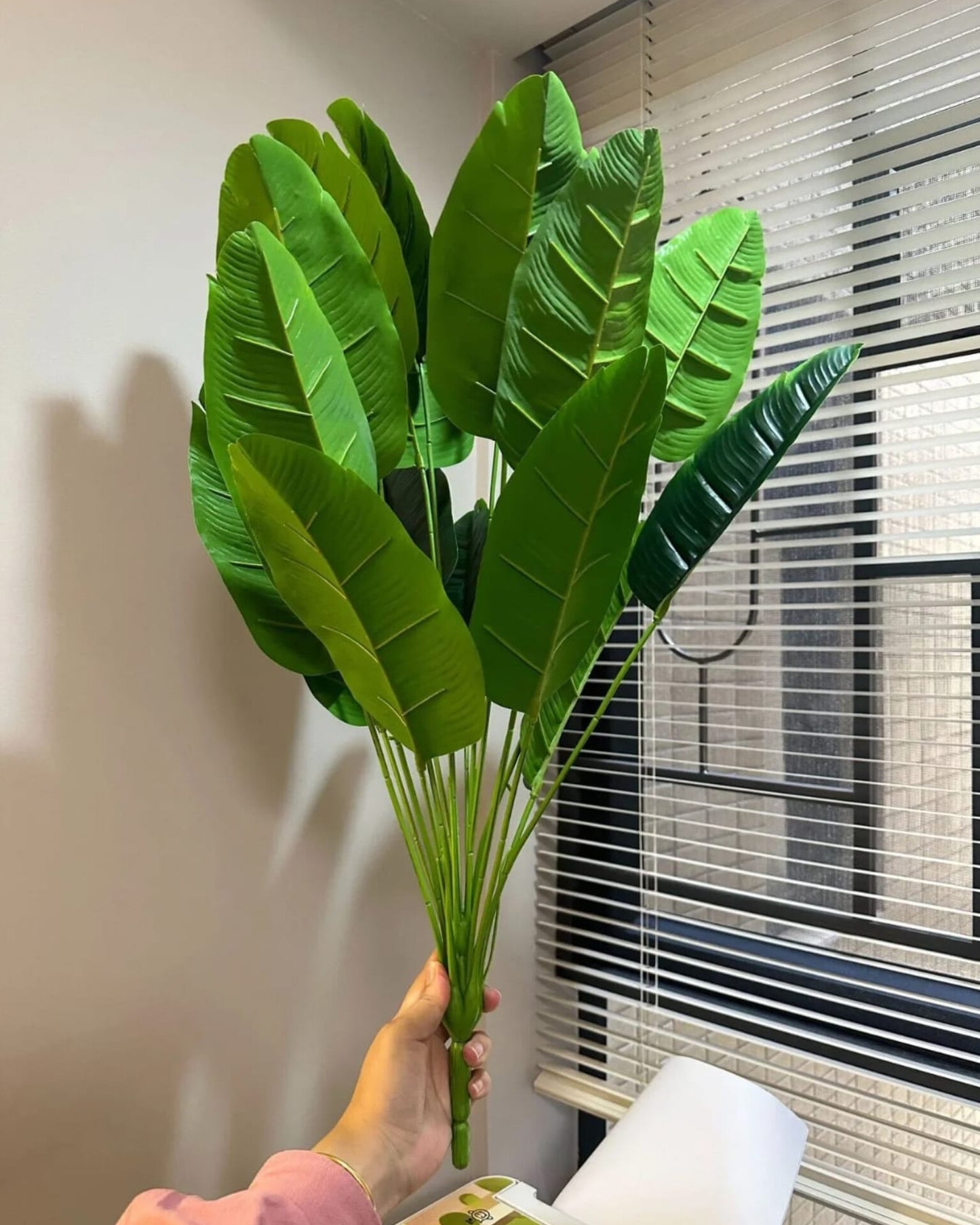 Artificial Tropical Palm and Banana Plants