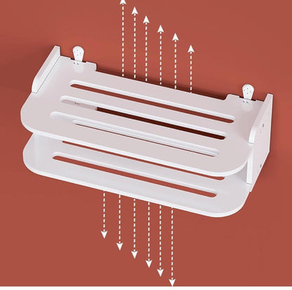 Wall mounted floating shelf