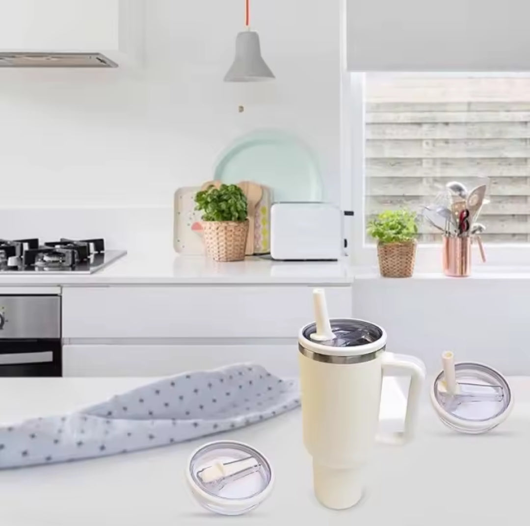 Stanley cup replacement lid and straw leakproof