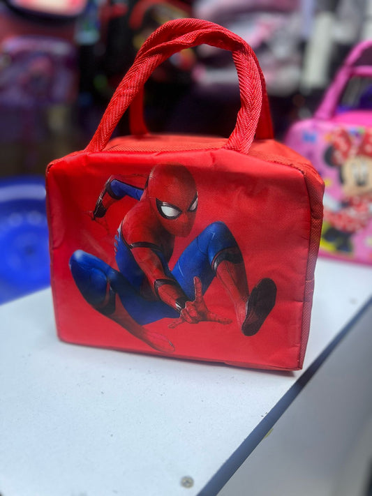 Cartoon themed kids insulated lunch bags