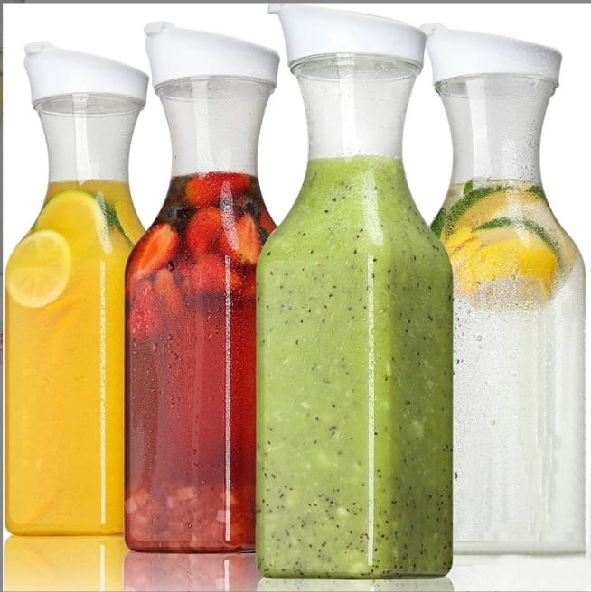 3Pc Juice Carafe Bottles