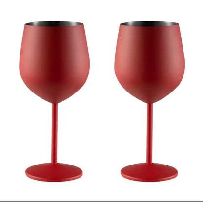 Stainless Steel Non Breakable wine glasses