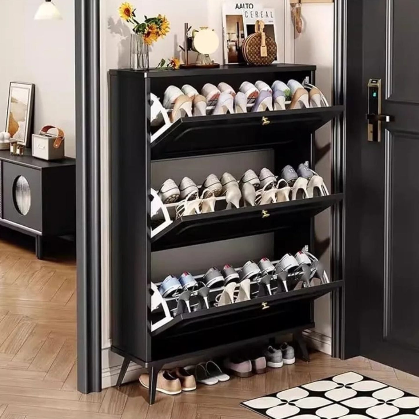 Bucket Flip Shoe Cabinet