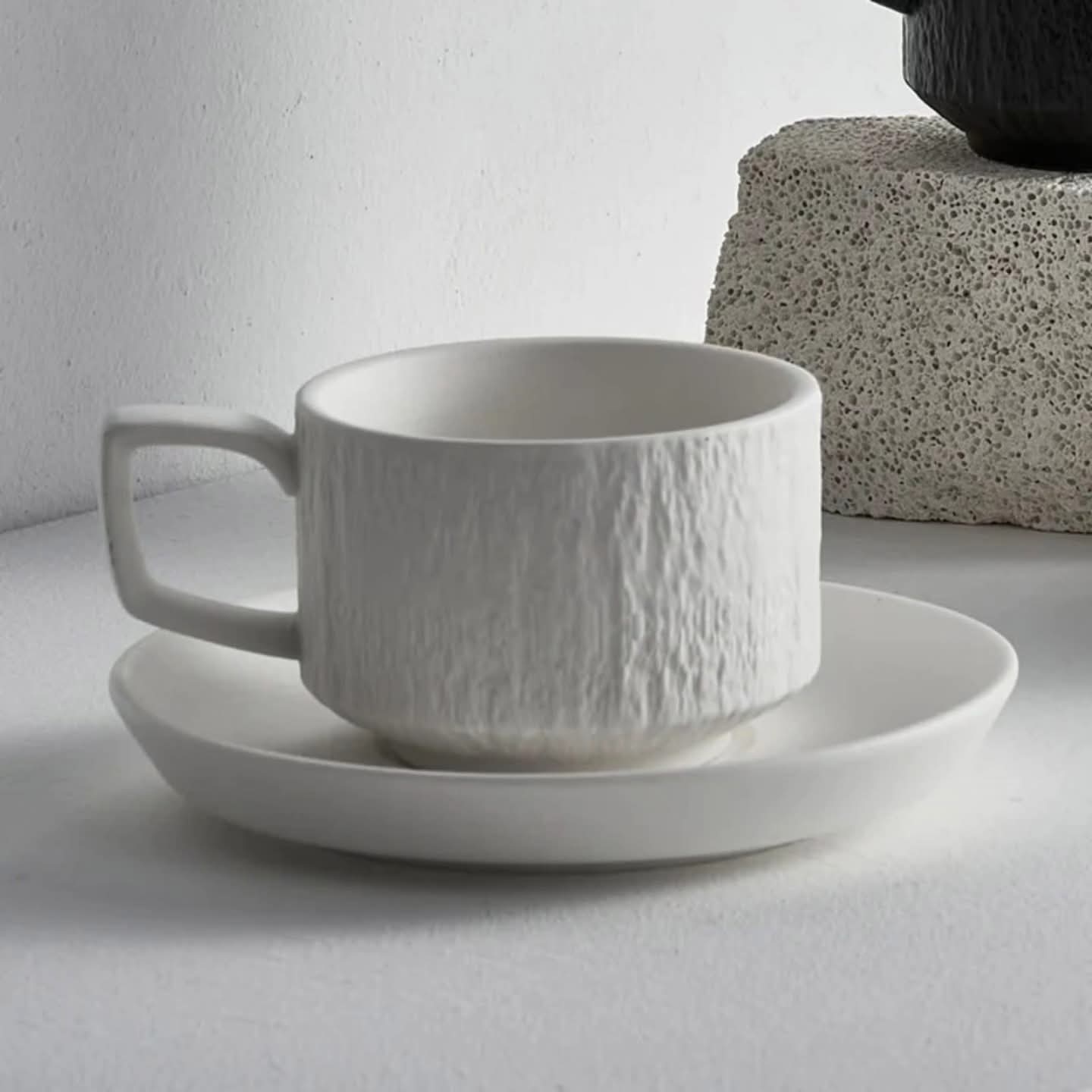 2pc matte coffee cups set