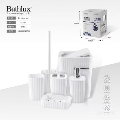 6Pcs Bathroom Set
