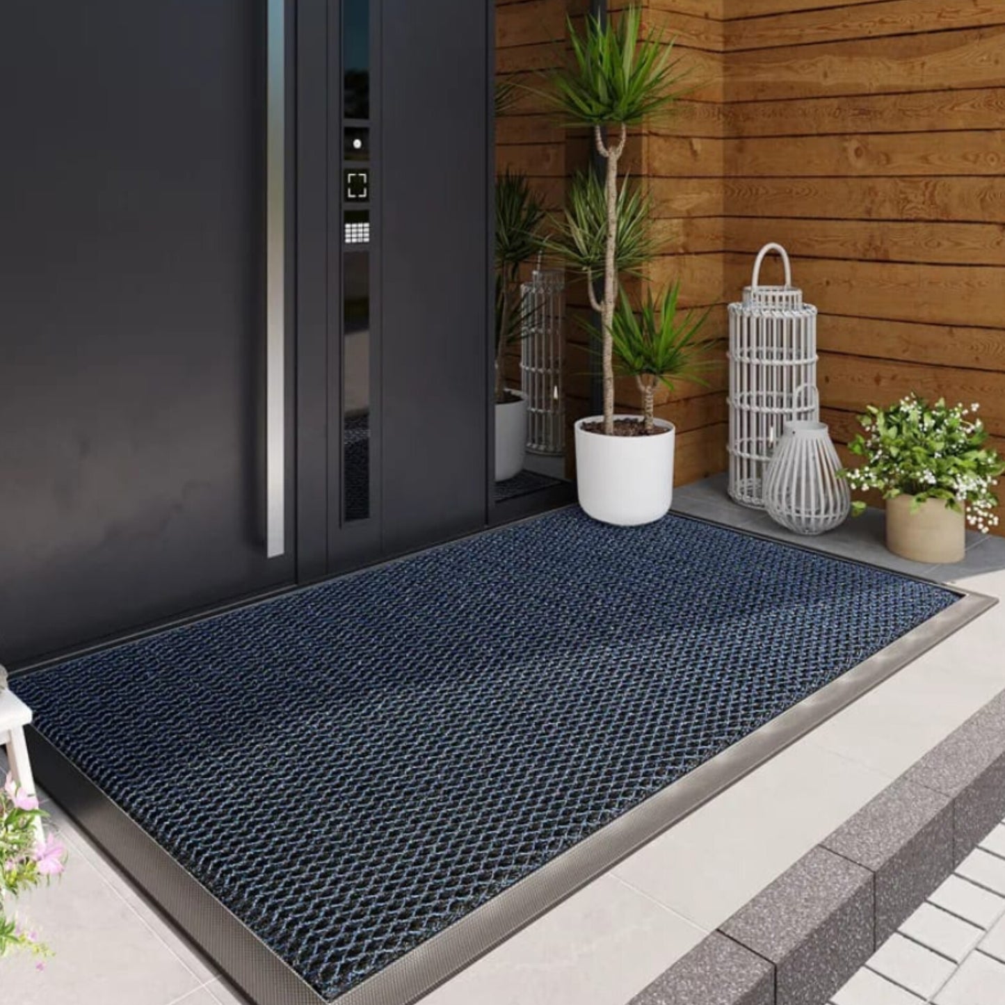 NonSlip Heavy Rubber Doormat With Comfort Feet Feel