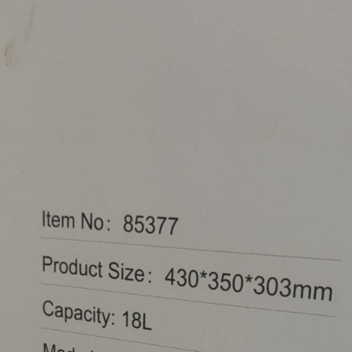 18L Square Step Dustbin