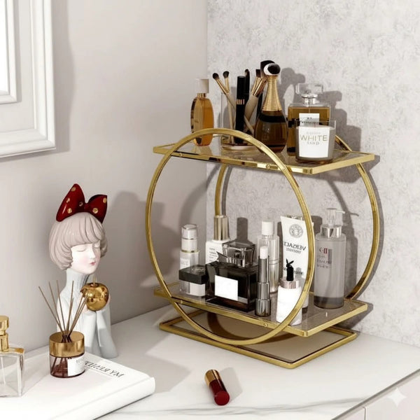 Large capacity cosmetics organizer