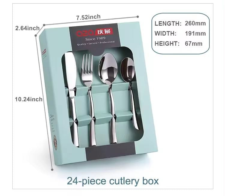 24pcs cutlery set