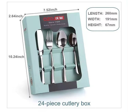24pcs cutlery set