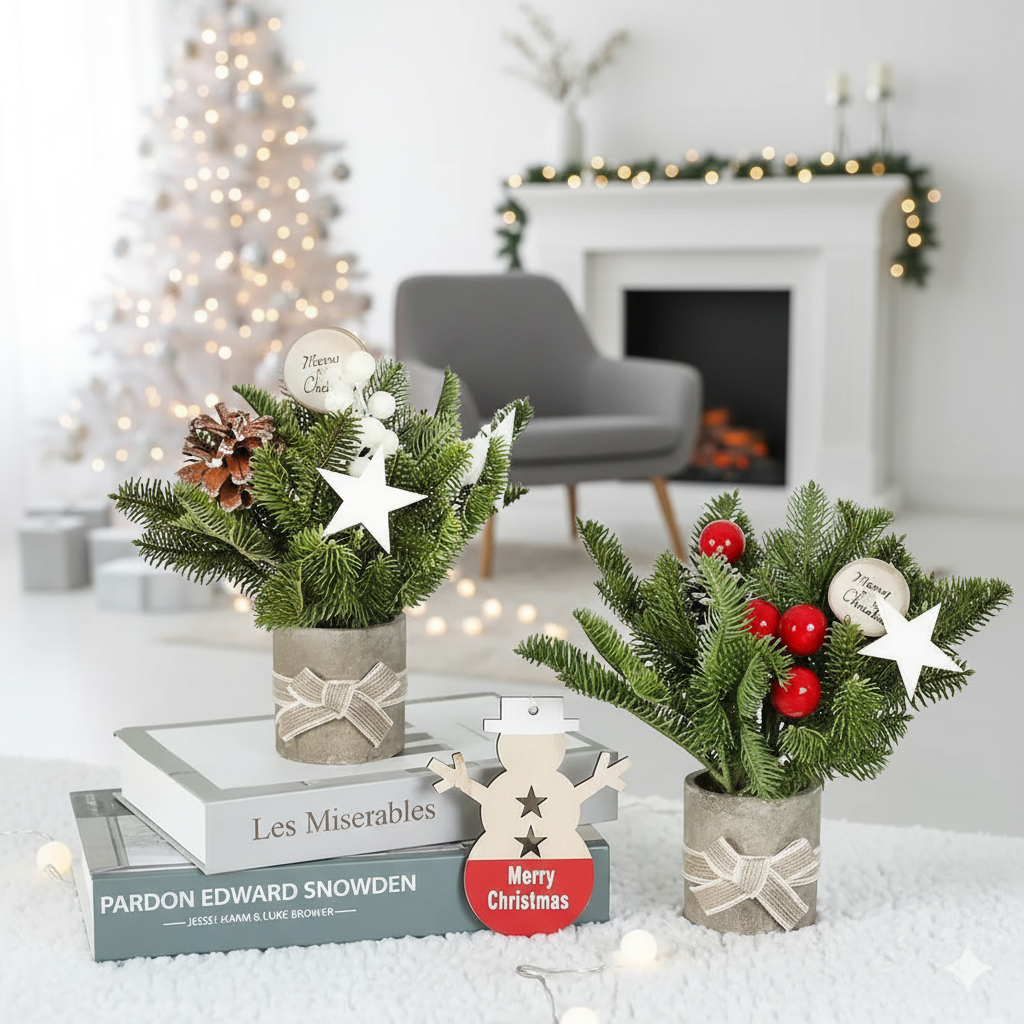 Mini table top christmas tree