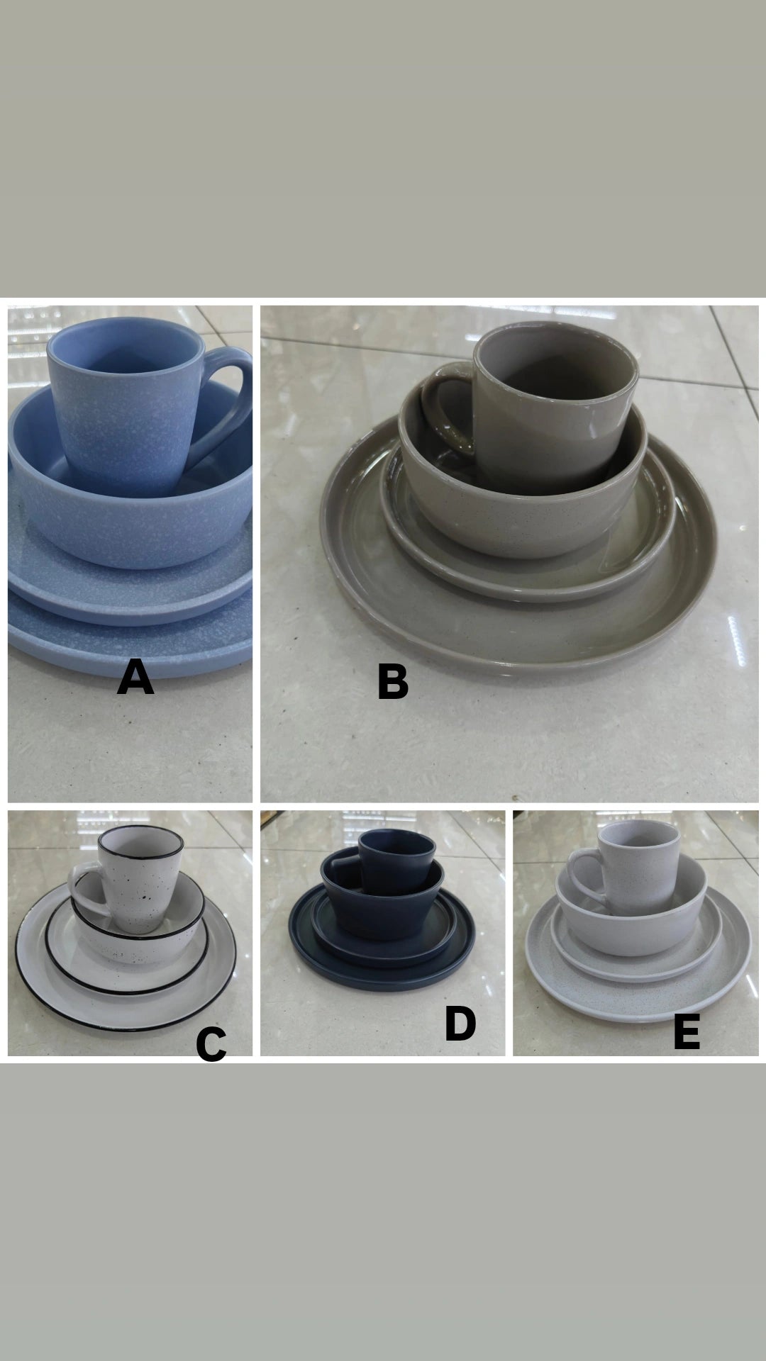 24 pcs ceramic dinner set