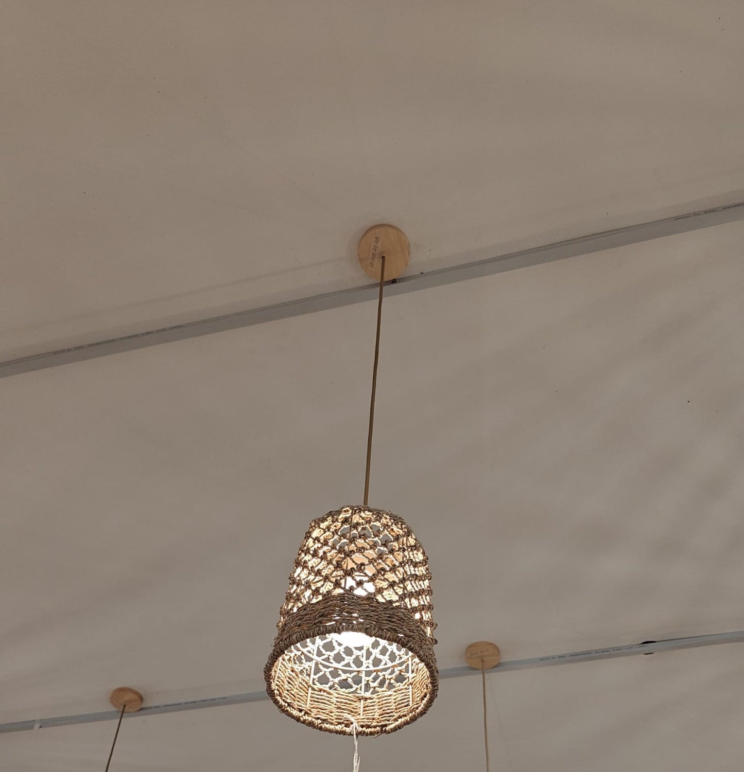 Natural Woven Seagrass Pendant Lamp PL WD25-23