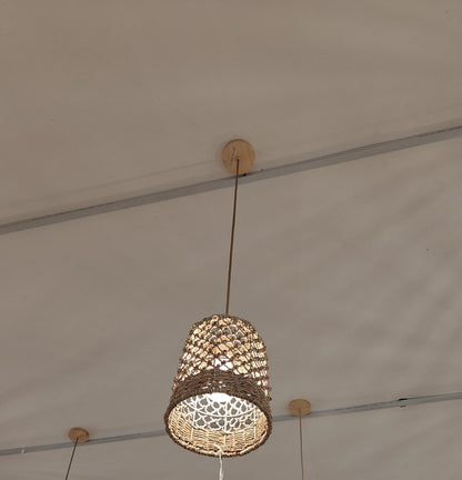 Natural Woven Seagrass Pendant Lamp PL WD25-23
