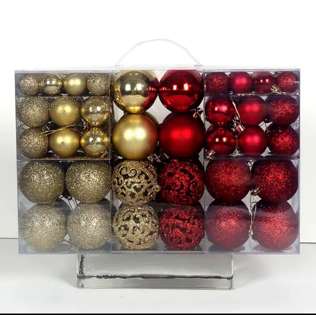 100 Christmas balls