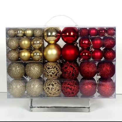 100 Christmas balls