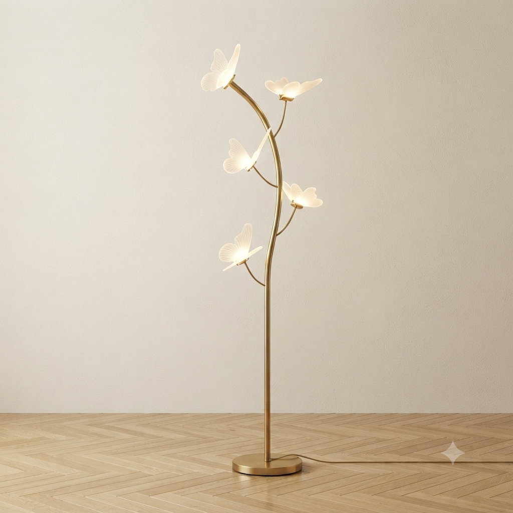 Flower Themed Floor Lamp