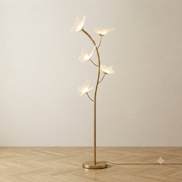 Flower Themed Floor Lamp