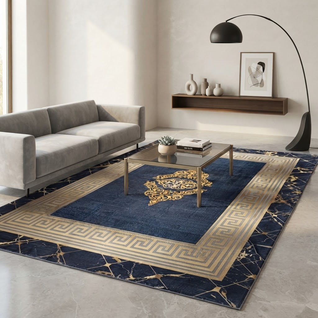 5*8 HD Carpet Set with Matching Door Mat