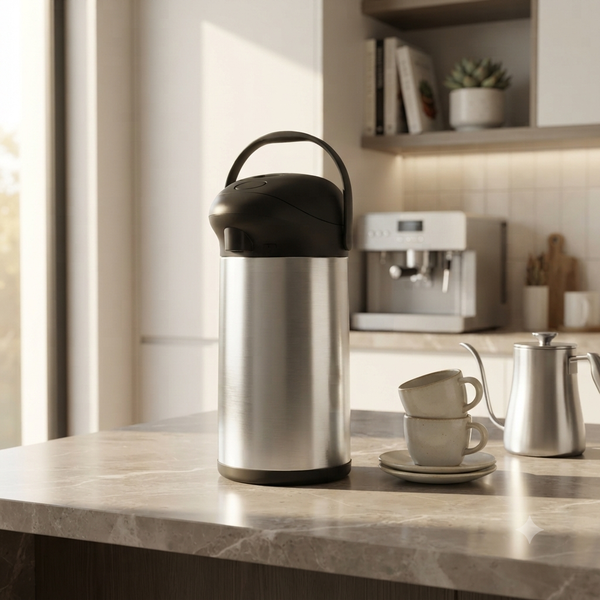 3.5L Regal Stainless Steel Press Flask
