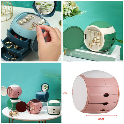 Jewelry organizer storage box