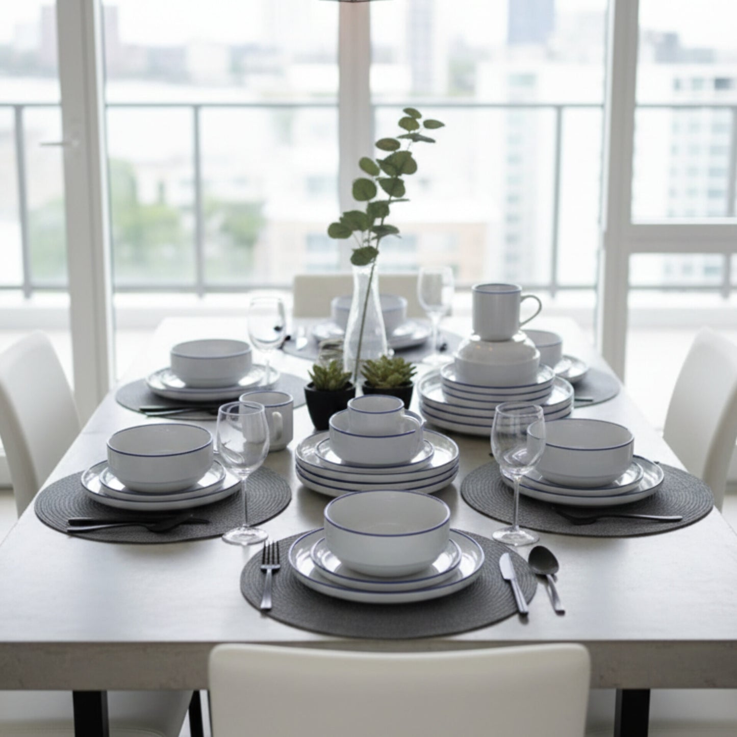 24pcs Ceramic Dinnerware