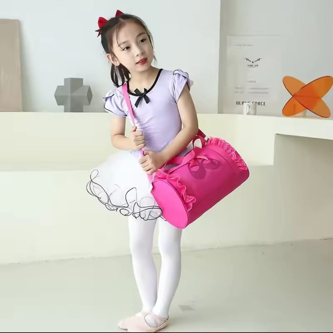 Girls ballet dancing clothes storage bag