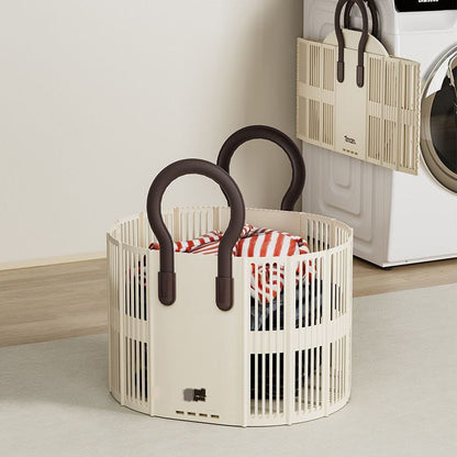 Toy basket with handle