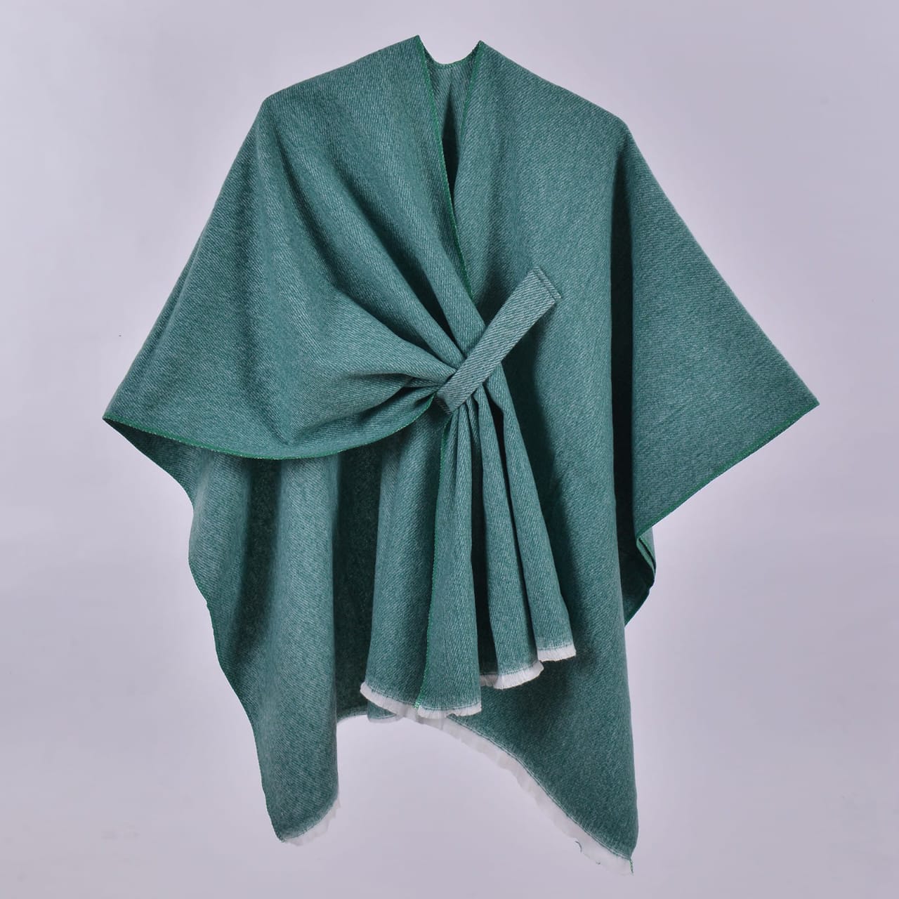Wrap up belt ladies shawl poncho