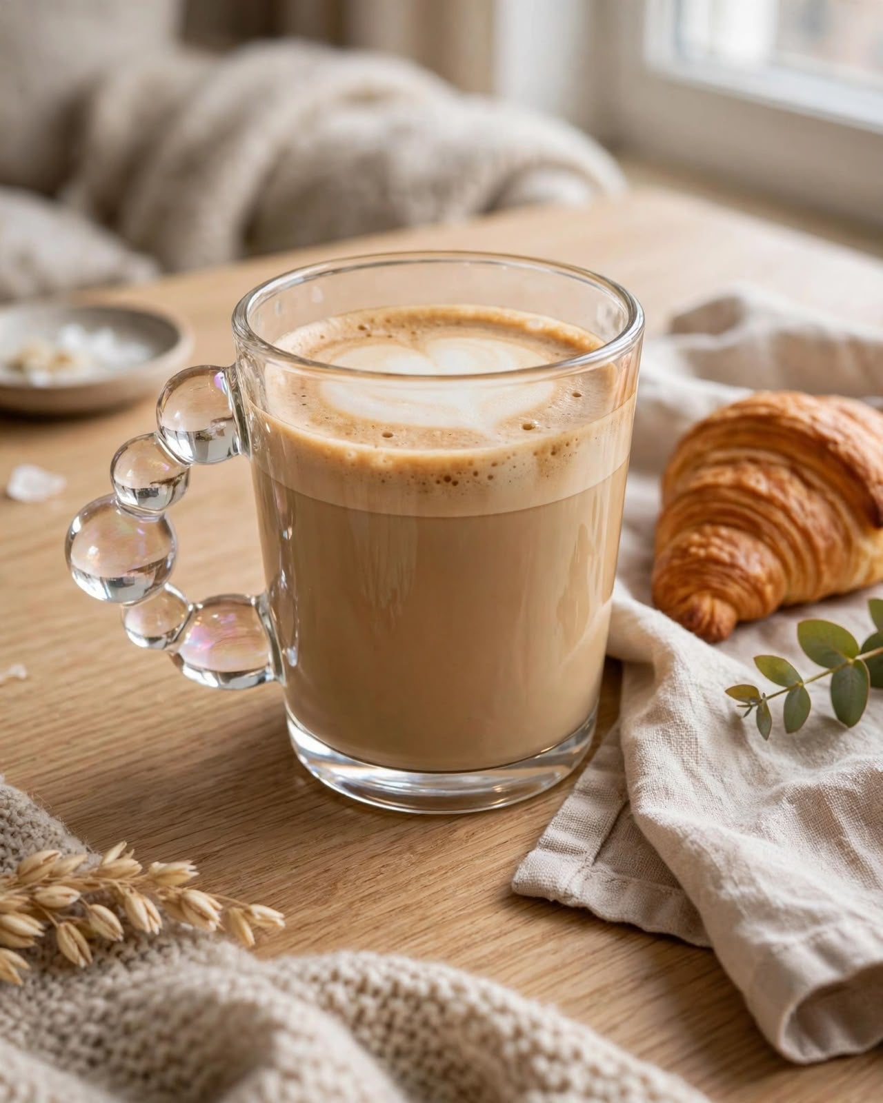 6pc Glass Coffee Mugs
