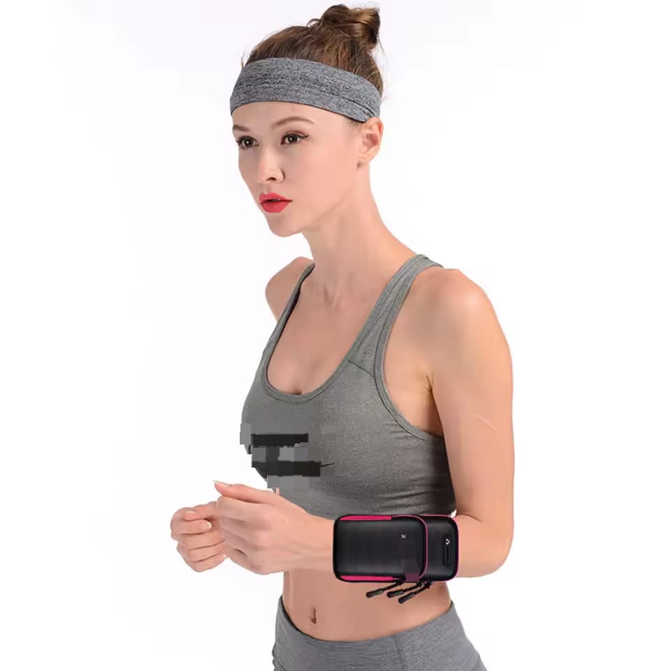 Waterproof sports armband phone holder for running, exercise and workouts