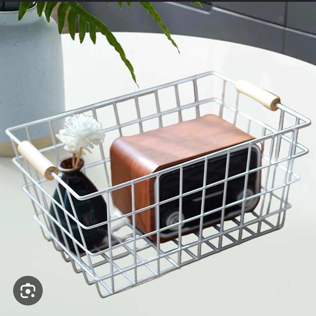 Metallic Storage Basket organizers