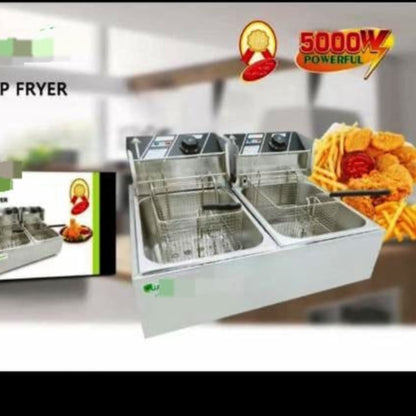 12L Double Tank Electric Deep Fryer