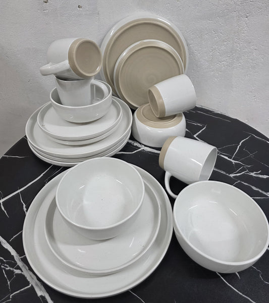 24 pcs glaze ceramic dinner set