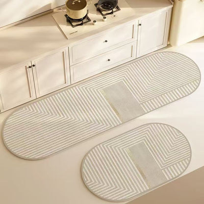 Leather kitchen anti-slip mats
