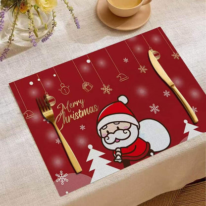6pcs Christmas Themed Table Mats