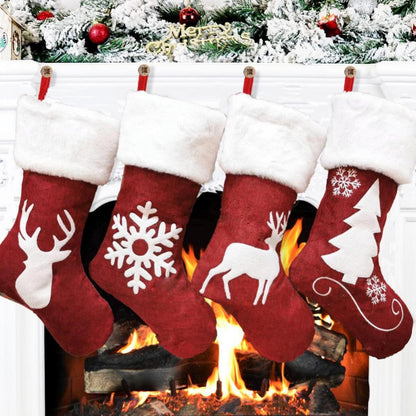 Large Christmas Stocking Socks decor