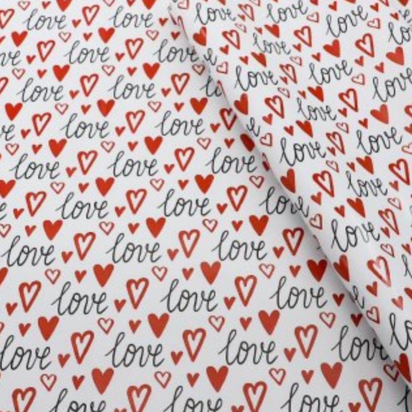 Heart Pattern Love  Wrapping Gift Paper