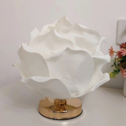 Warm Floral Table Lamp