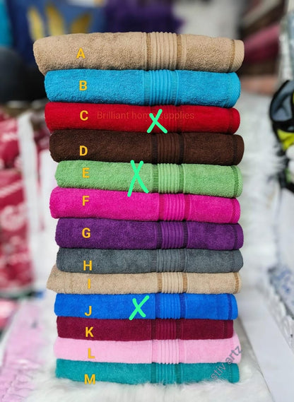 Bathroom towels