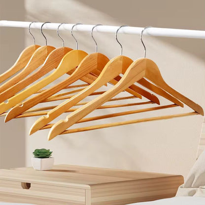 10pc wooden hangers