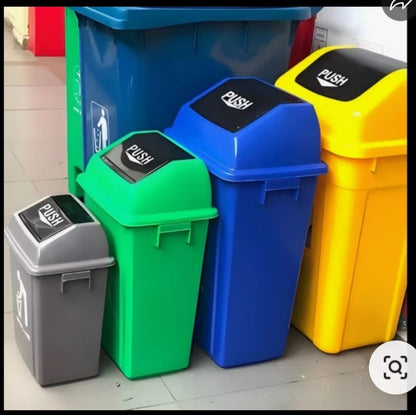 Swing lid dustbin